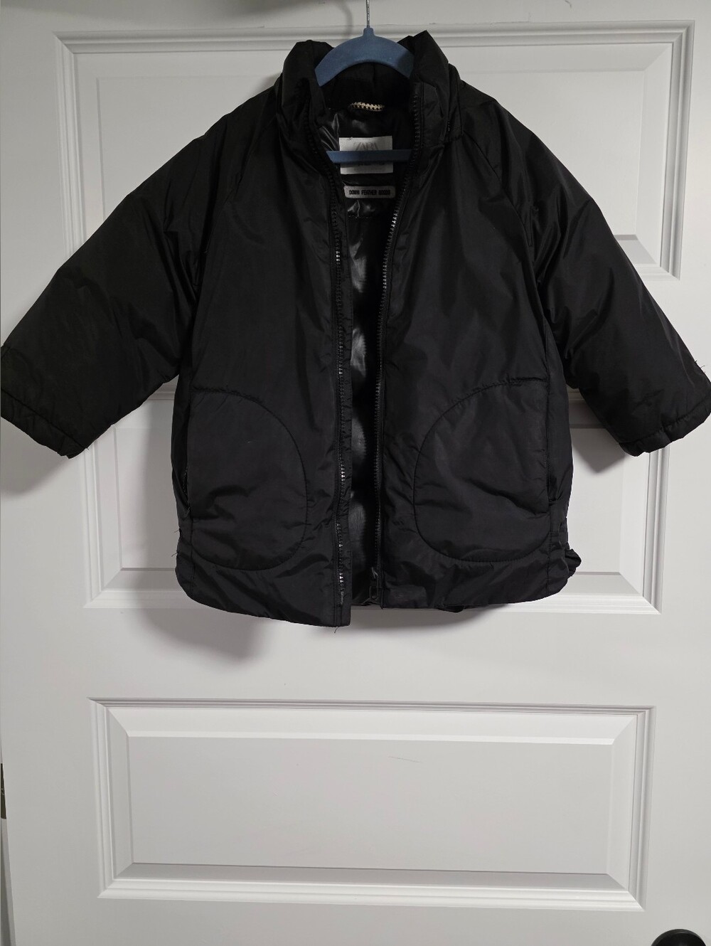 ZARA Toddler Black Down Insulated Jacket